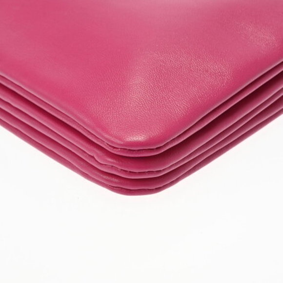 CELINE Trio Small Shoulder Bag Pink Leather - Picture 6 of 12